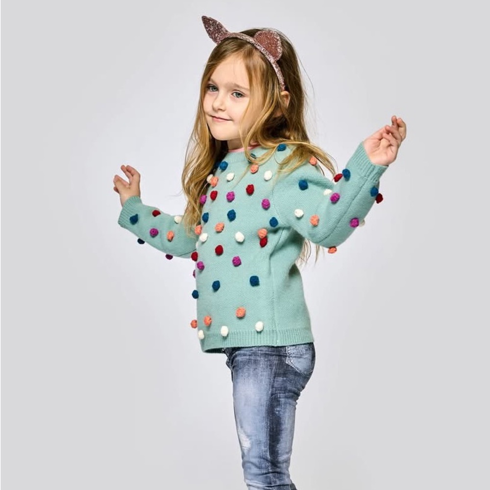 Kids Pom Pom Sweater